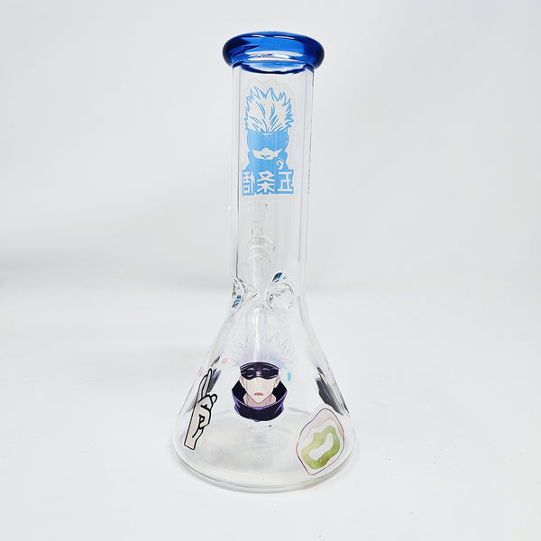 smoke shop girly smoking accessories gifts for girls who smoke women handmade unique cute gojo satoru gojou satorou jjk jujutsu kaisen bong glass weed