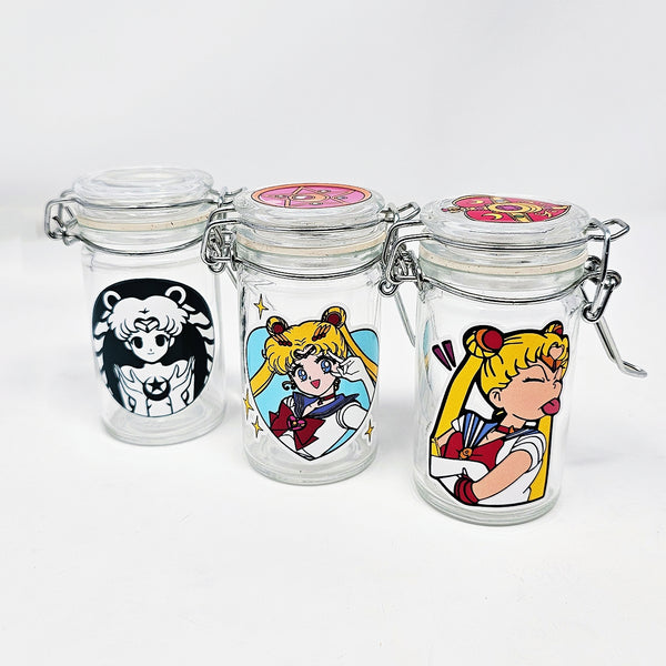 sailor moon usagi starbucks logo stoner girl smoking accessories cute smoke shop for girls women girly stoner stash jar stash jars containers smell proof air tight moon prism power makeup