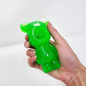 Freezable Teddy Bear Pipe