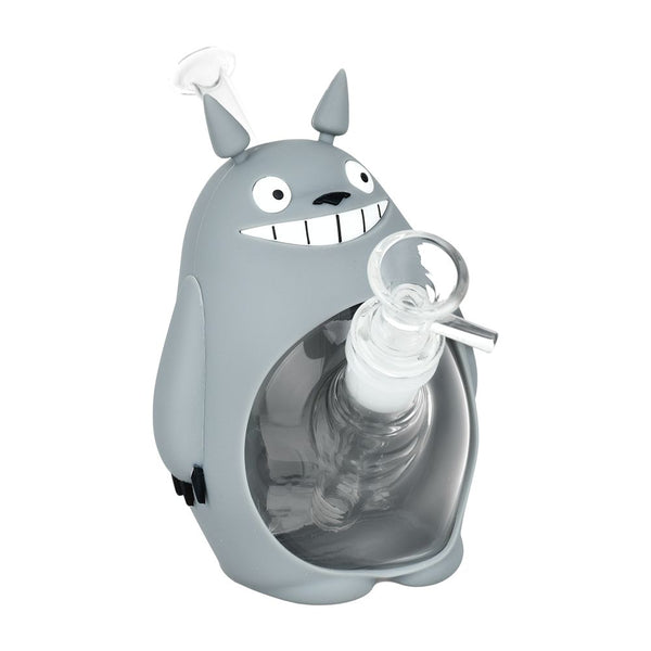 my neighbor totoro bong rig silicone smoke smoking accessories anime studio ghibli spirited away smoke shop for girls women girly unique gifts for stoner anime girl