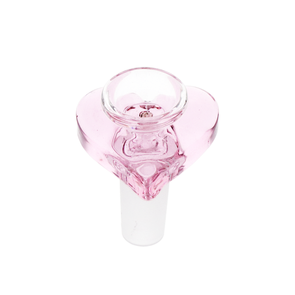 cute heart pink double hitter two mouthpiece bong glass water pipe valentine valentines gift for stoner girl