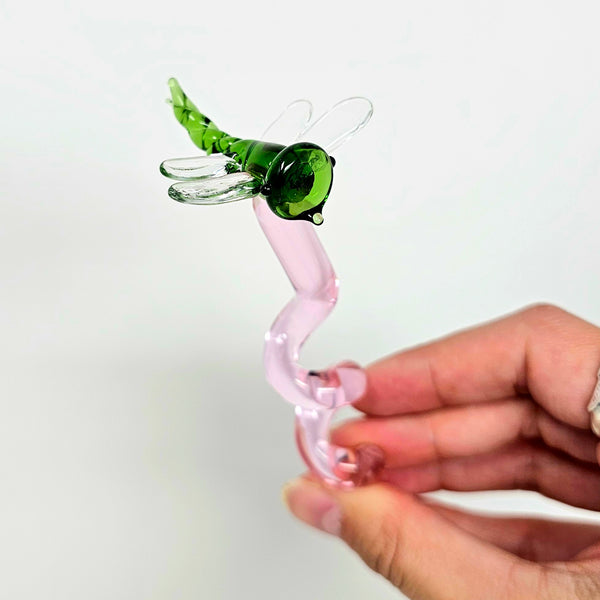 cute glass dabber dabbers dab tool tools dabs spoon mushroom elephant frog bee honeybee tentacle flamingo dragonfly butterfly cat kitty fish bowl fishbowl smoke shop girly smoking accessories for girls women gifts for stoner 