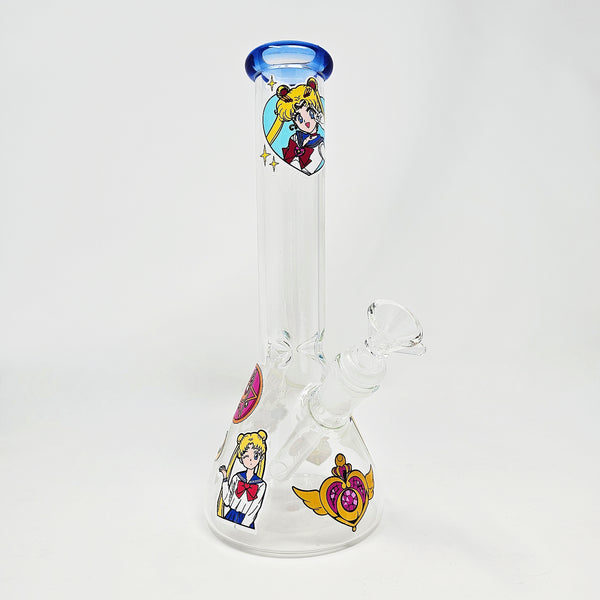 luna the cat artemis sailor moon bong glass cute smoking accesories smoke shop for women girls girly anime lover gift for stoner girl weeaboo otaku tuxedo mask usagi mamoru moon prism power makeup sailor moon bong cute smoking accessories for girls women girly smoke shop gifts for stoner girl anime girly glass