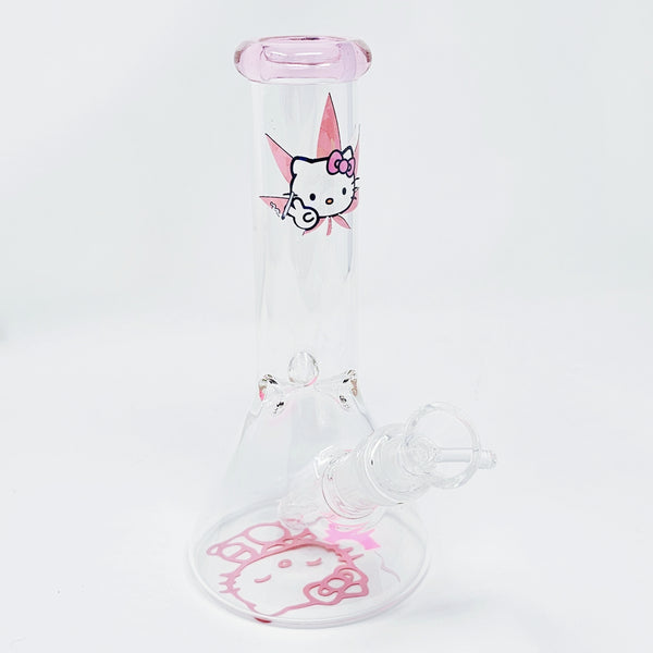 sanrio hello kitty bong high stoner girl cute unique gift gifts for girls who smoke smoking accessories smoke shop for girls women glass handmade small business