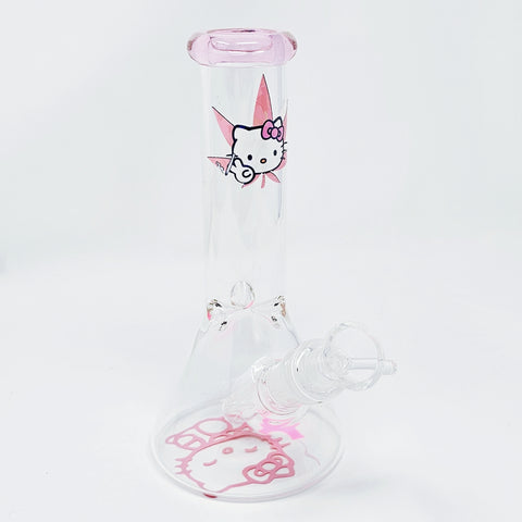 sanrio hello kitty bong high stoner girl cute unique gift gifts for girls who smoke smoking accessories smoke shop for girls women glass handmade small business